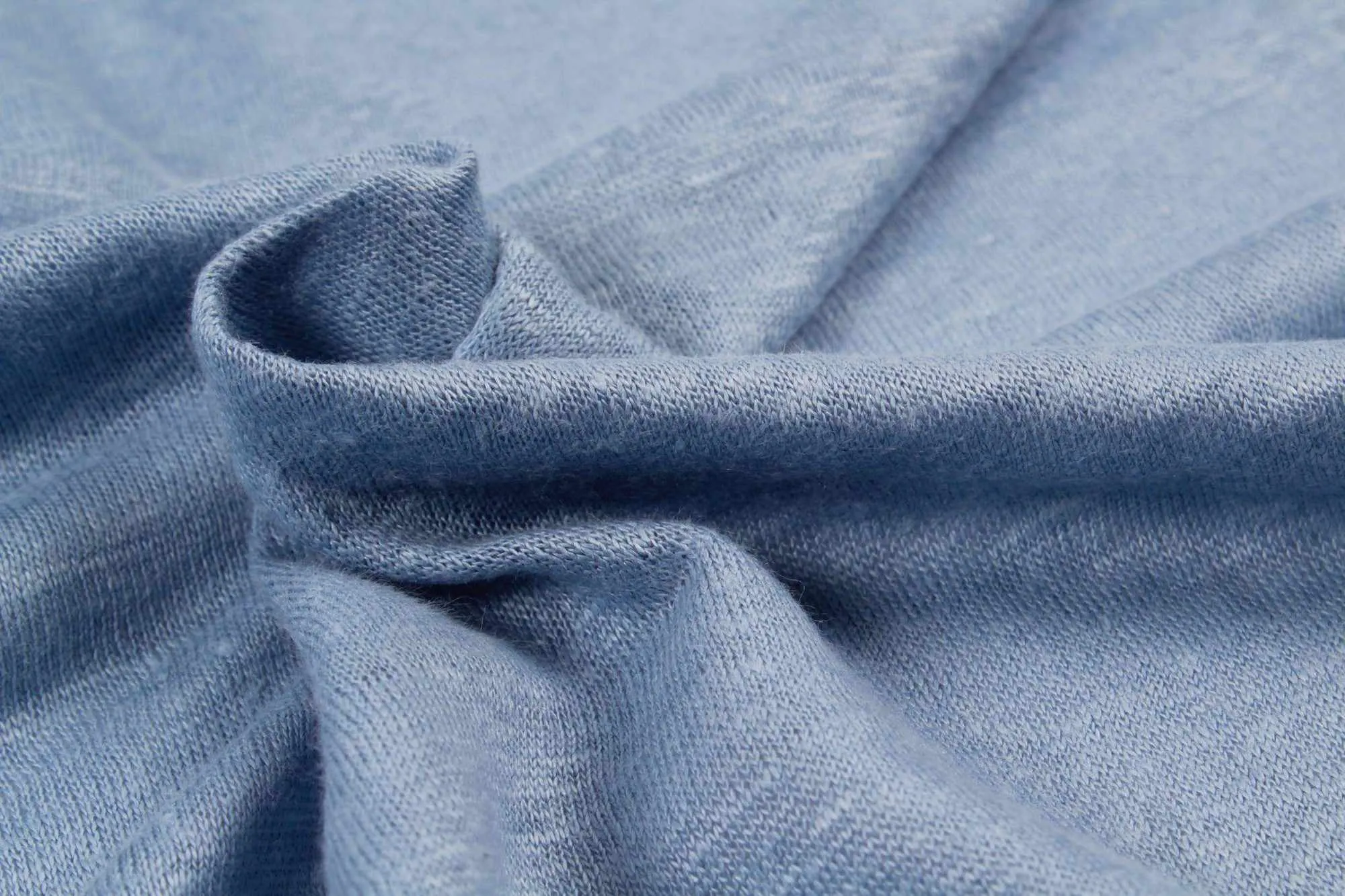 11 Mts Roll - Soft Linen Single Jersey (Dolphin Blue) - OFFER: 9,50€/Mt