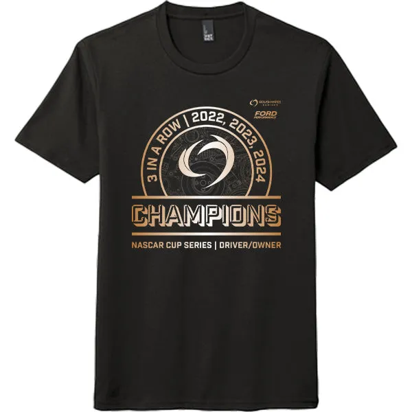 2024 NASCAR CUP CHAMPIONSHIP T-SHIRT - BLACK