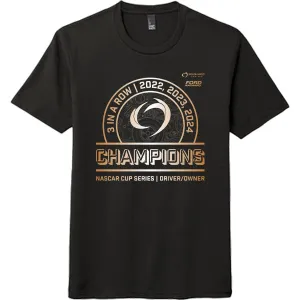 2024 NASCAR CUP CHAMPIONSHIP T-SHIRT - BLACK