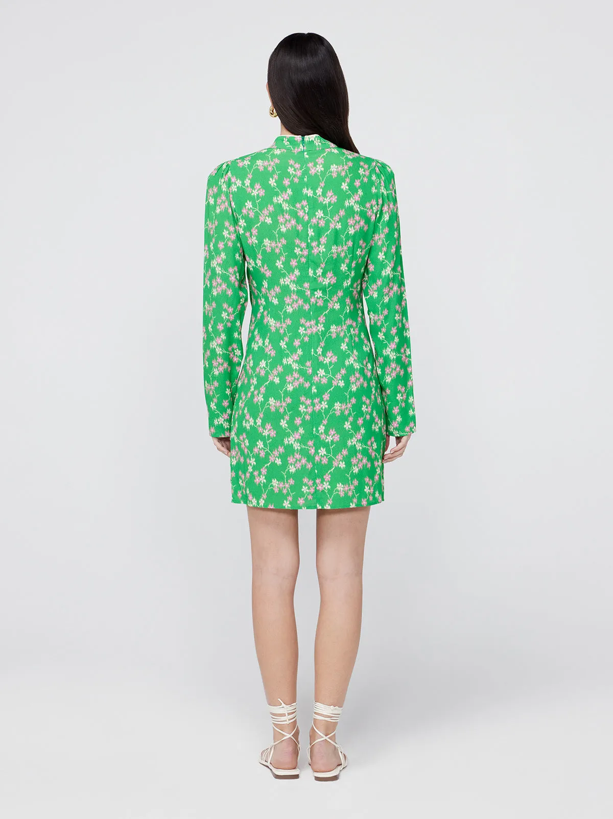 Allegra Green Floral Mini Dress