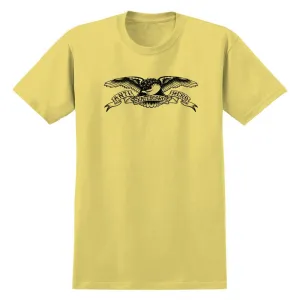 Anti Hero T-Shirt Basic Eagle - Cornsilk / Black Print