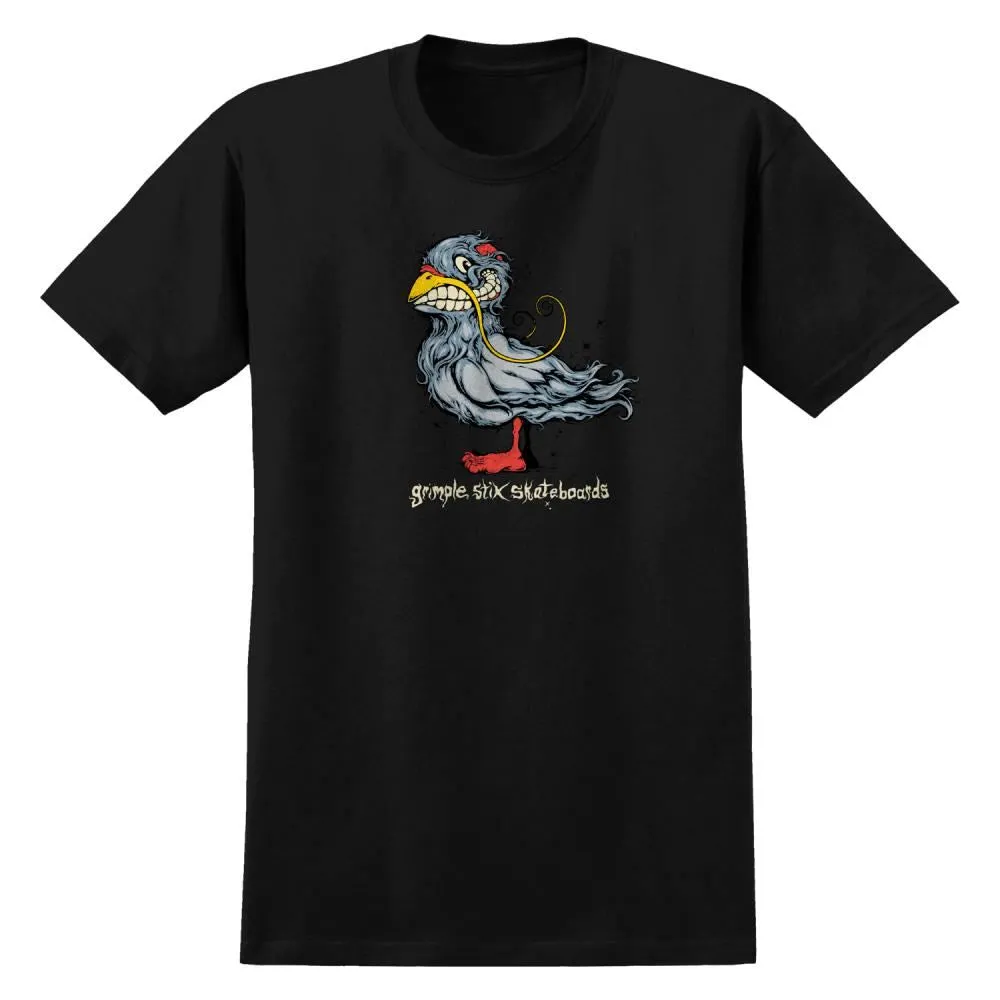 Anti Hero T-Shirt Grimple Pigeon - Black / Multi Print