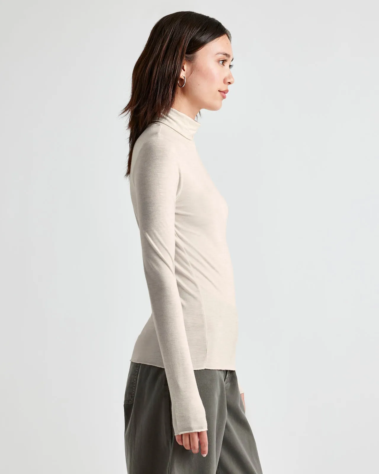 Bamboo Long Sleeve Turtleneck