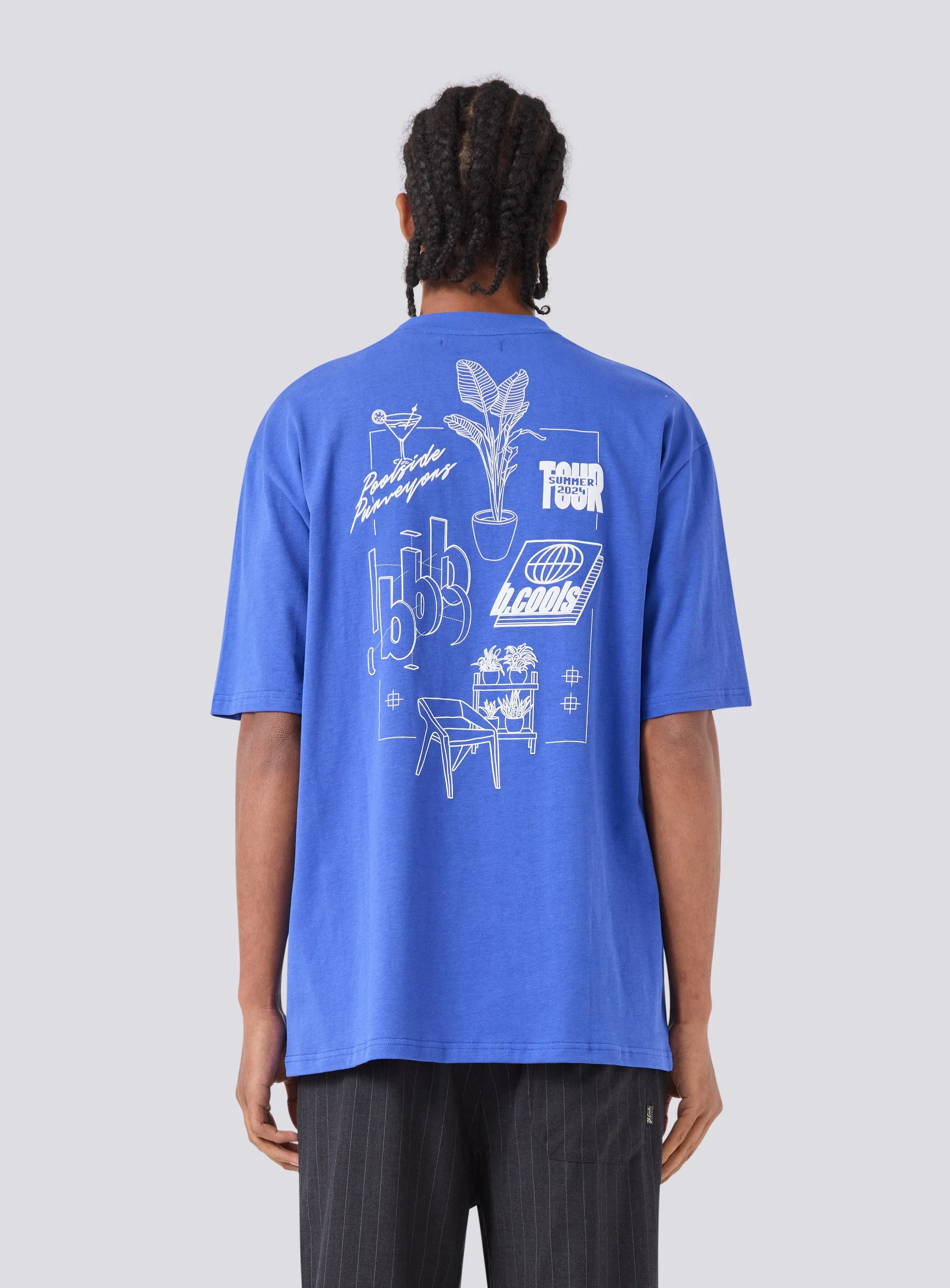 Blueprint Tee Cyber Blue