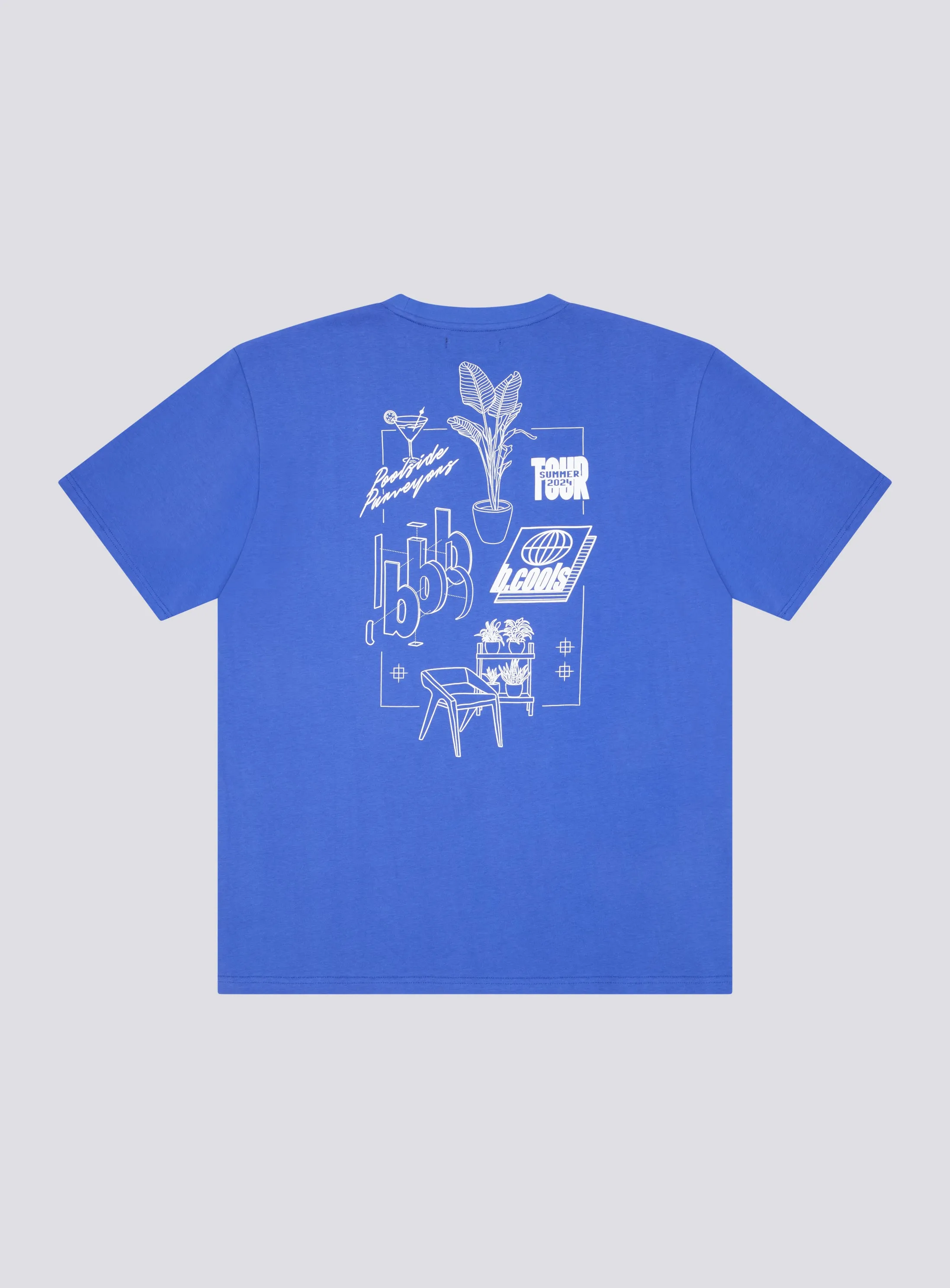 Blueprint Tee Cyber Blue