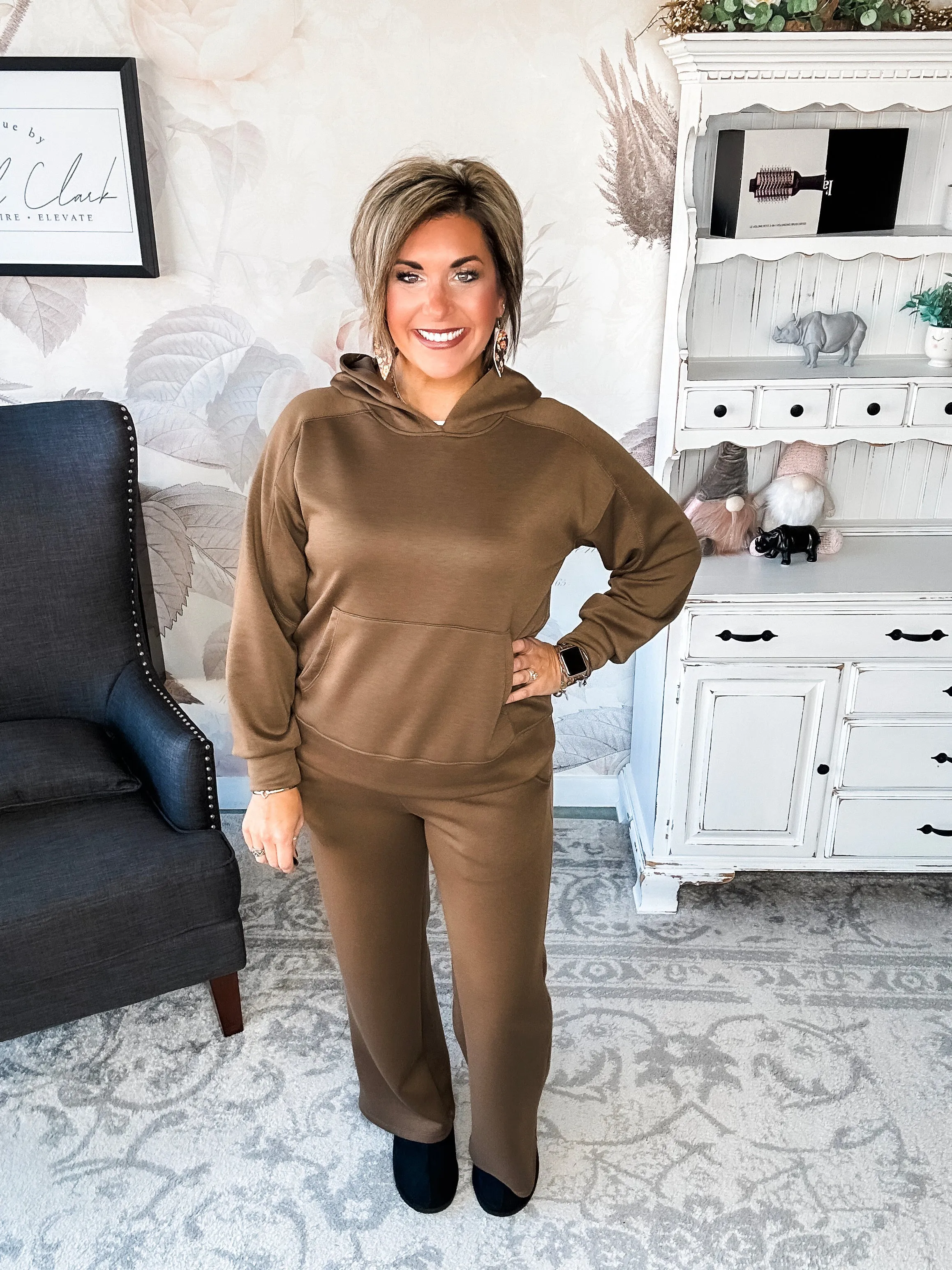 Charmed On The Weekend Hoodie - Mocha