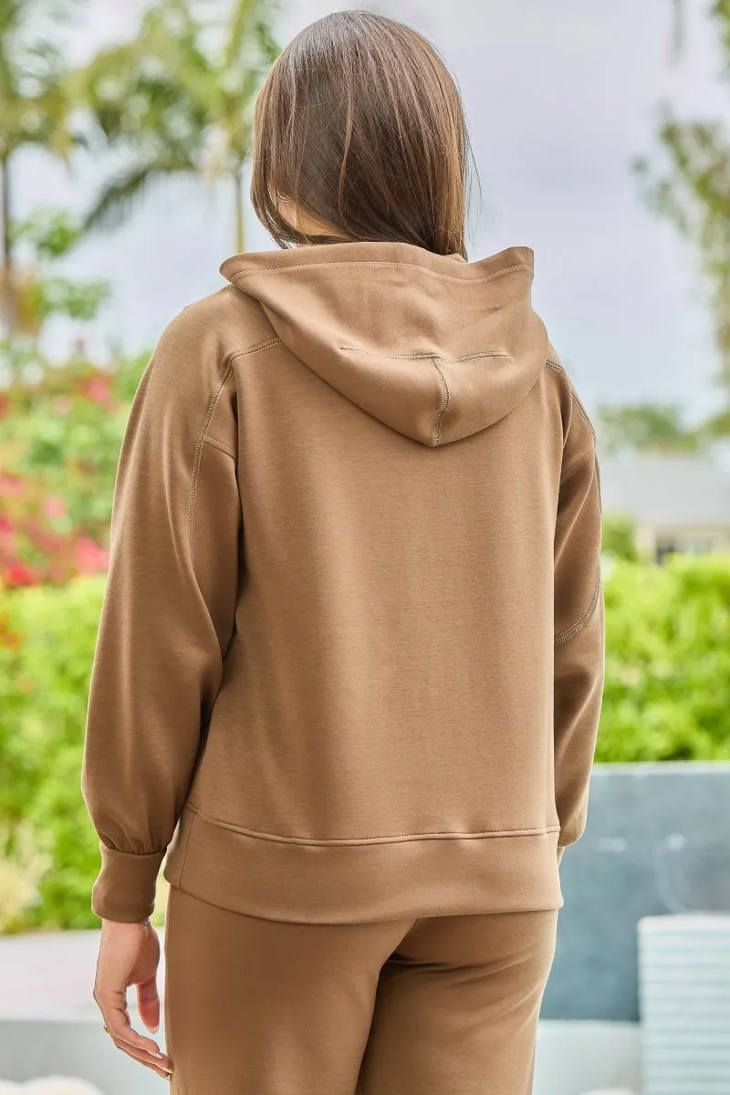 Charmed On The Weekend Hoodie - Mocha