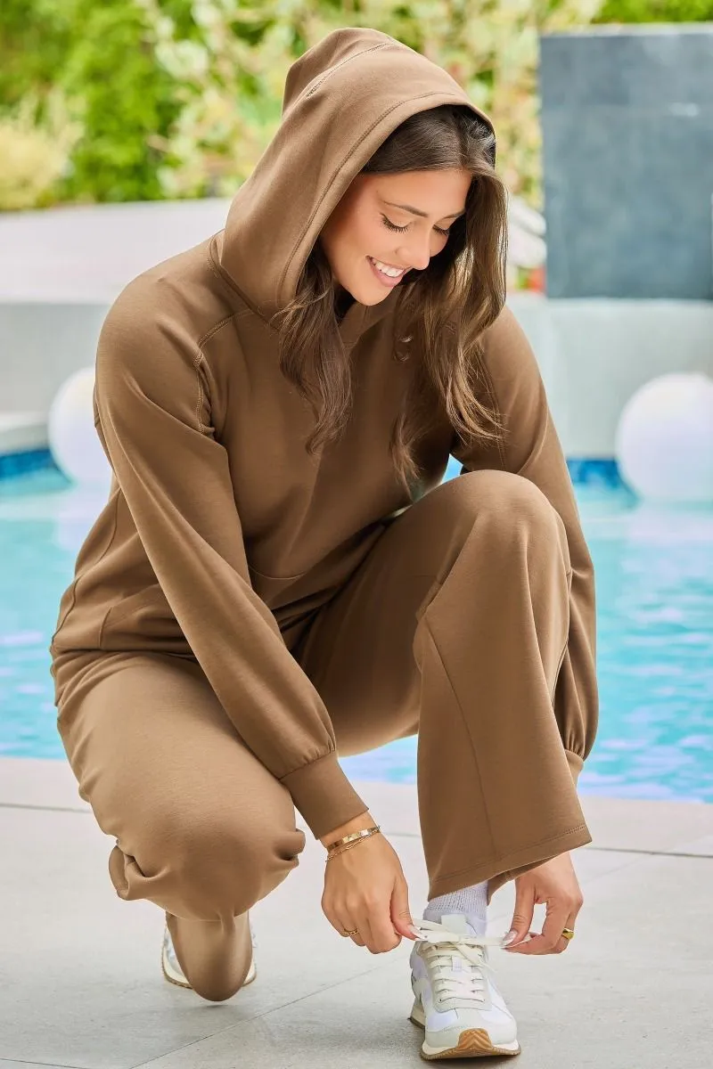 Charmed On The Weekend Hoodie - Mocha