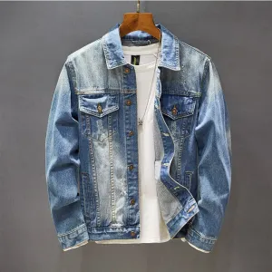 Classic Blue Washed Denim Jacket