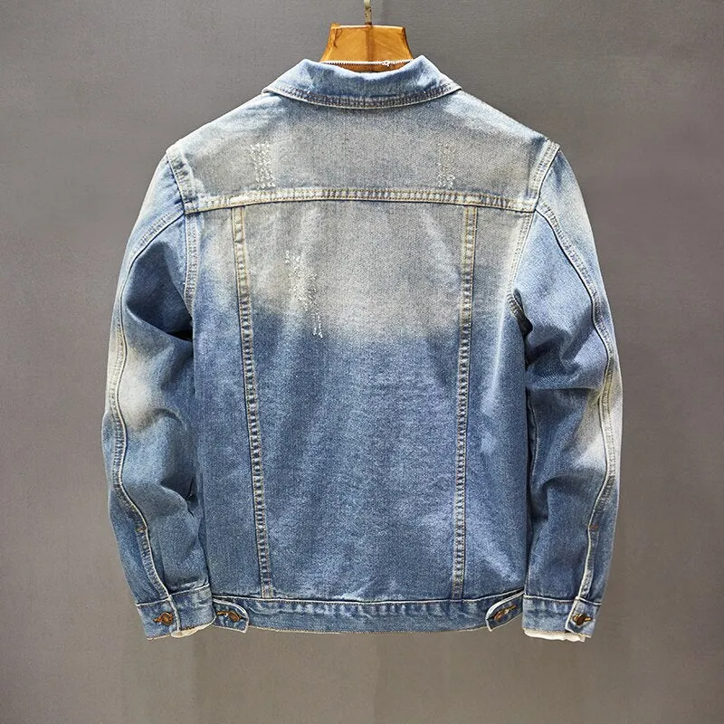 Classic Blue Washed Denim Jacket