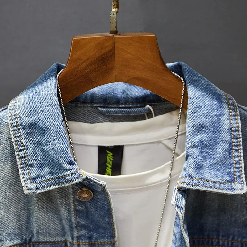 Classic Blue Washed Denim Jacket