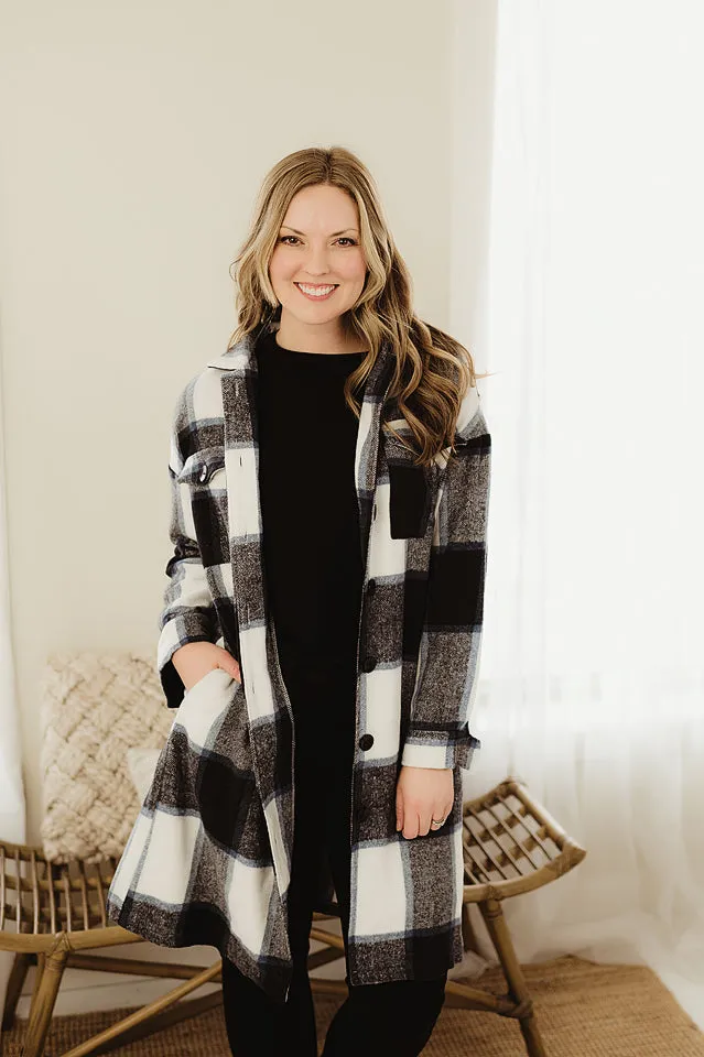 Classic Plaid Coat