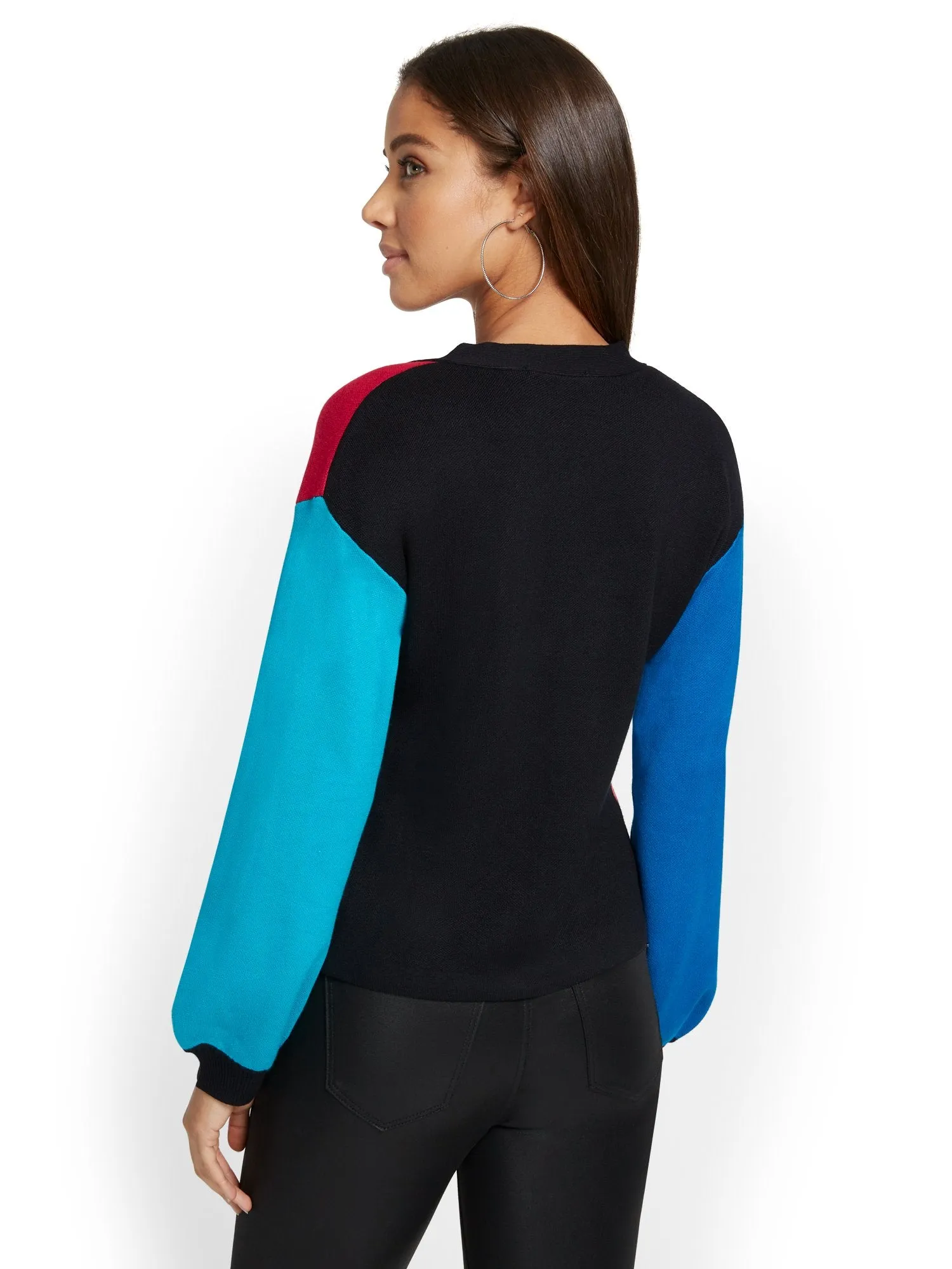 Colorblock Cardigan