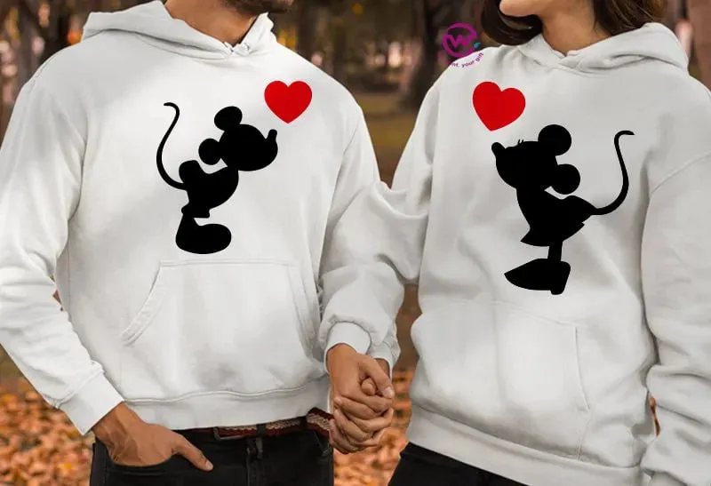 Couple Hoodie-Couples Icons