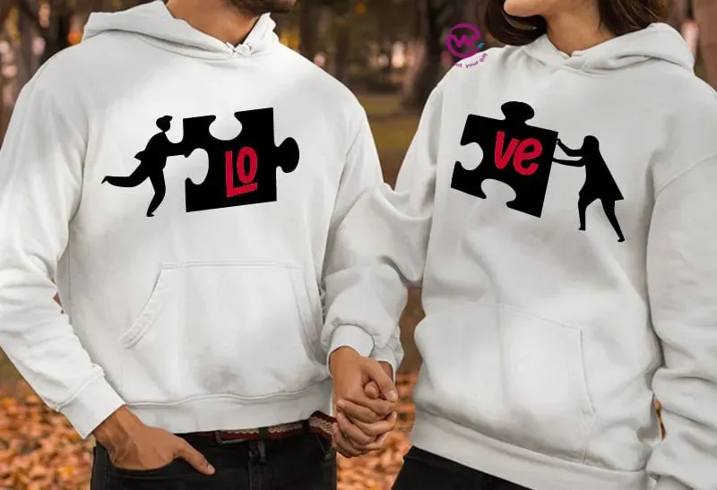 Couple Hoodie-Couples Icons