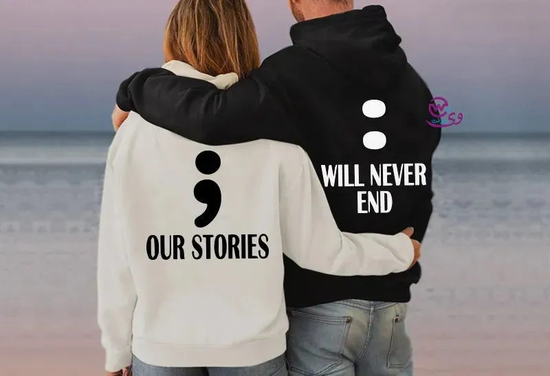 Couple Hoodie-English Quotes