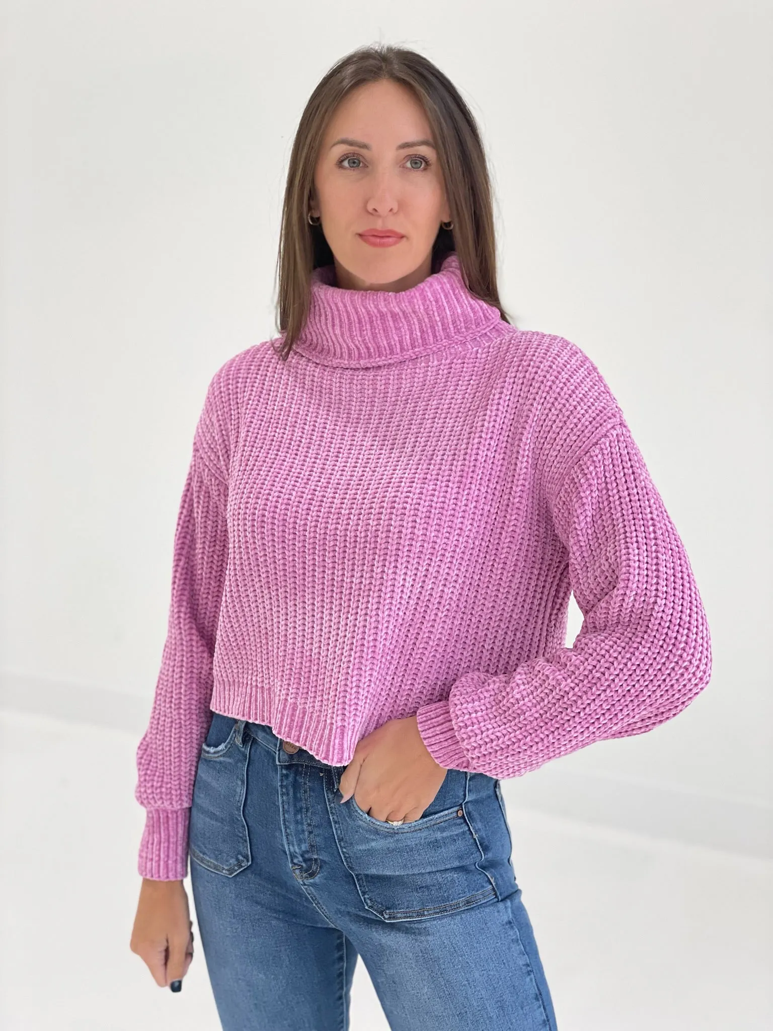 Crystal Clear Sweater - Mauve