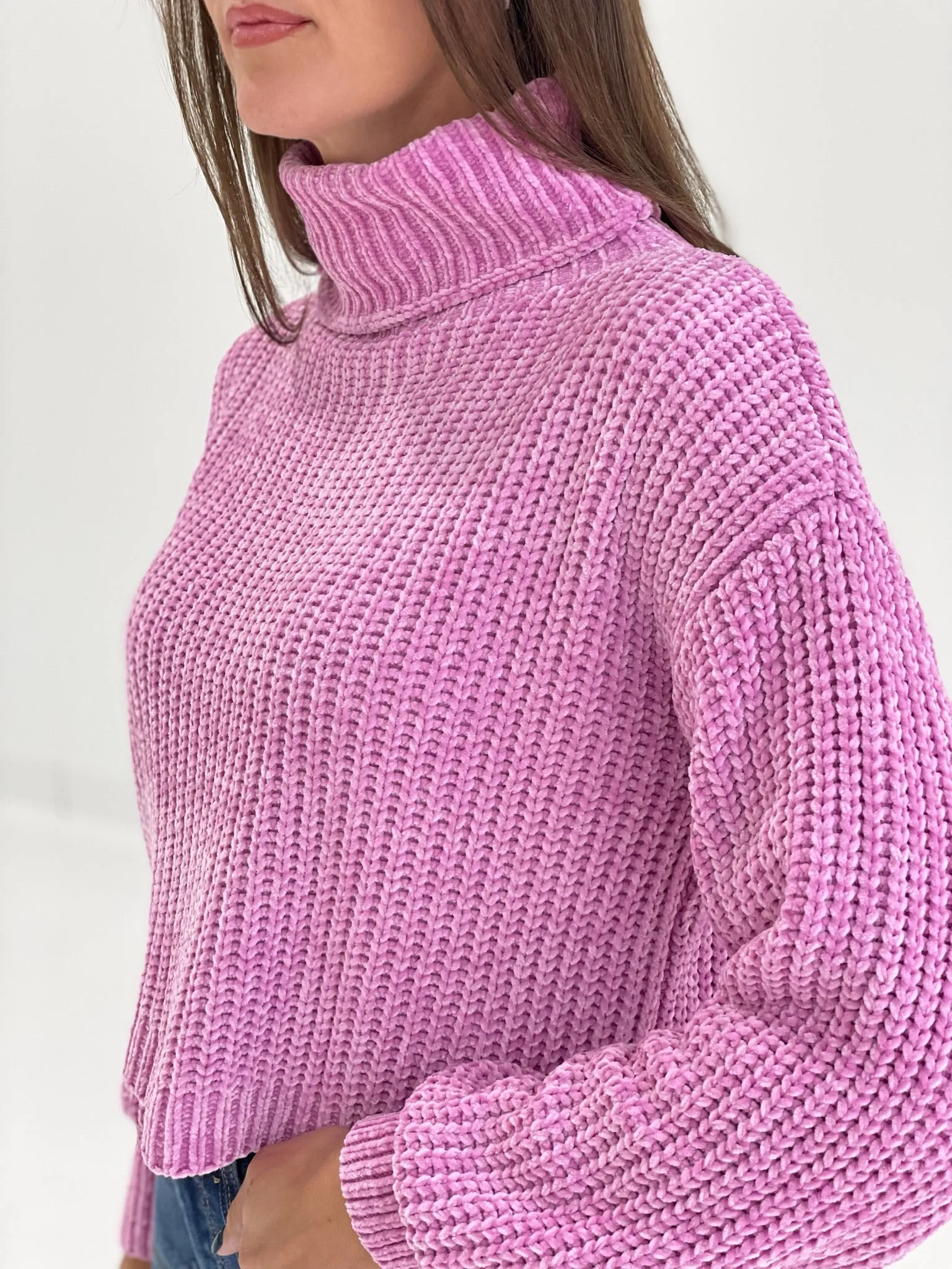 Crystal Clear Sweater - Mauve