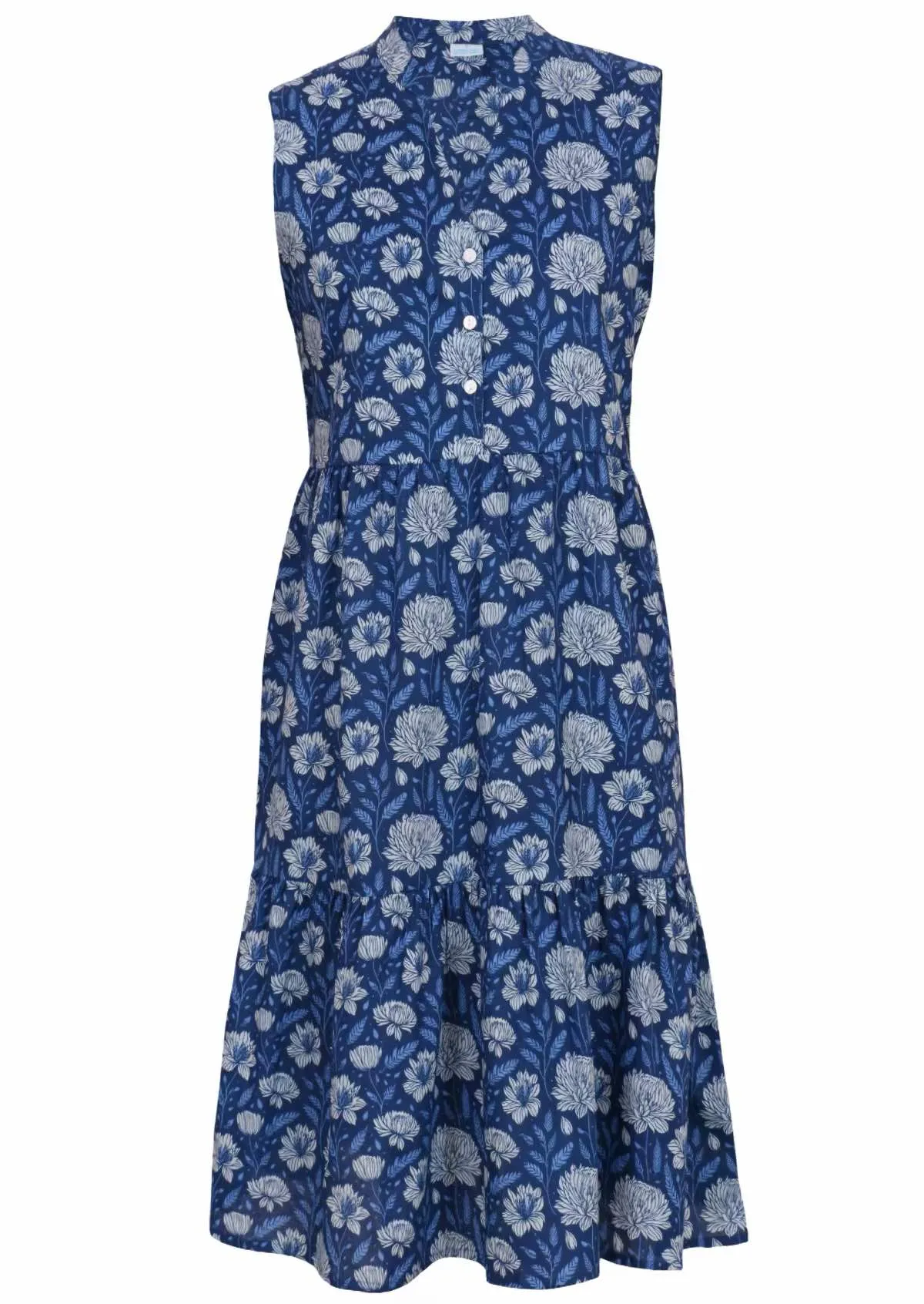 Ember Midi Dress Blue Meadow