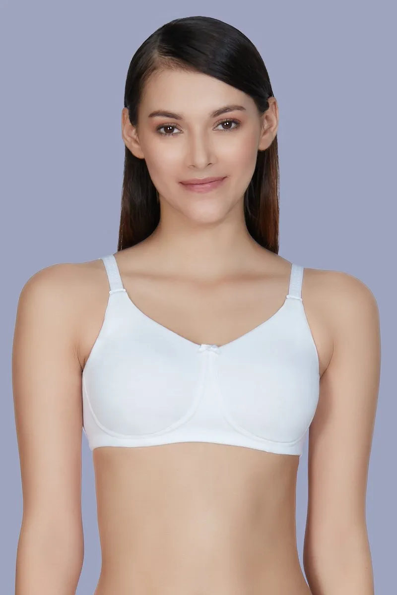 Essential Comfort Non-Padded Non-Wired Bra - White