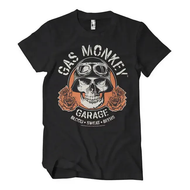 Gas Monkey Garage Skull T-Shirt Black