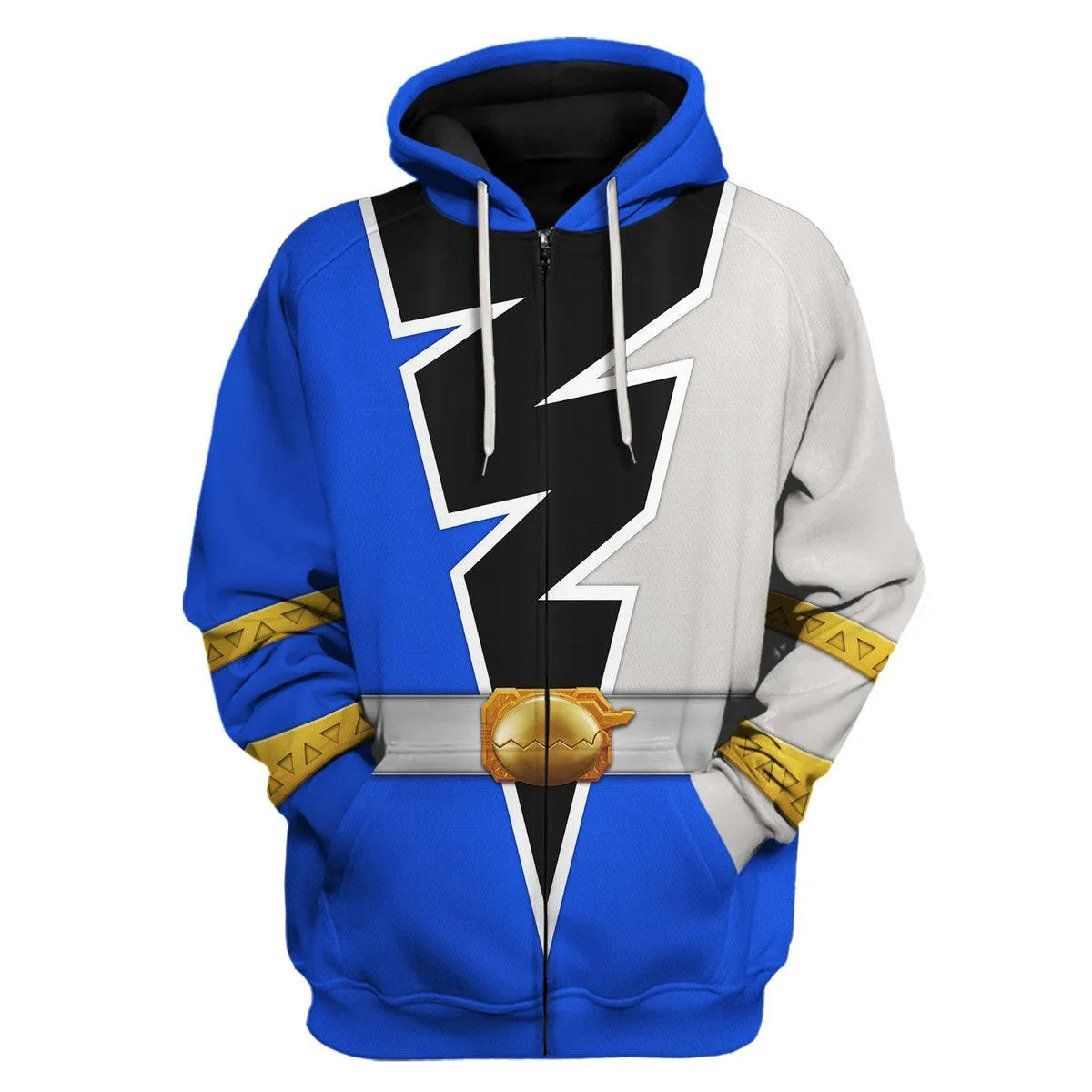 Gearhomie Blue Ollie Ranger Dino Fury Hoodies Sweatshirt T-Shirt Zip Hoodies Sweatpants