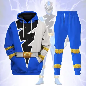 Gearhomie Blue Ollie Ranger Dino Fury Hoodies Sweatshirt T-Shirt Zip Hoodies Sweatpants