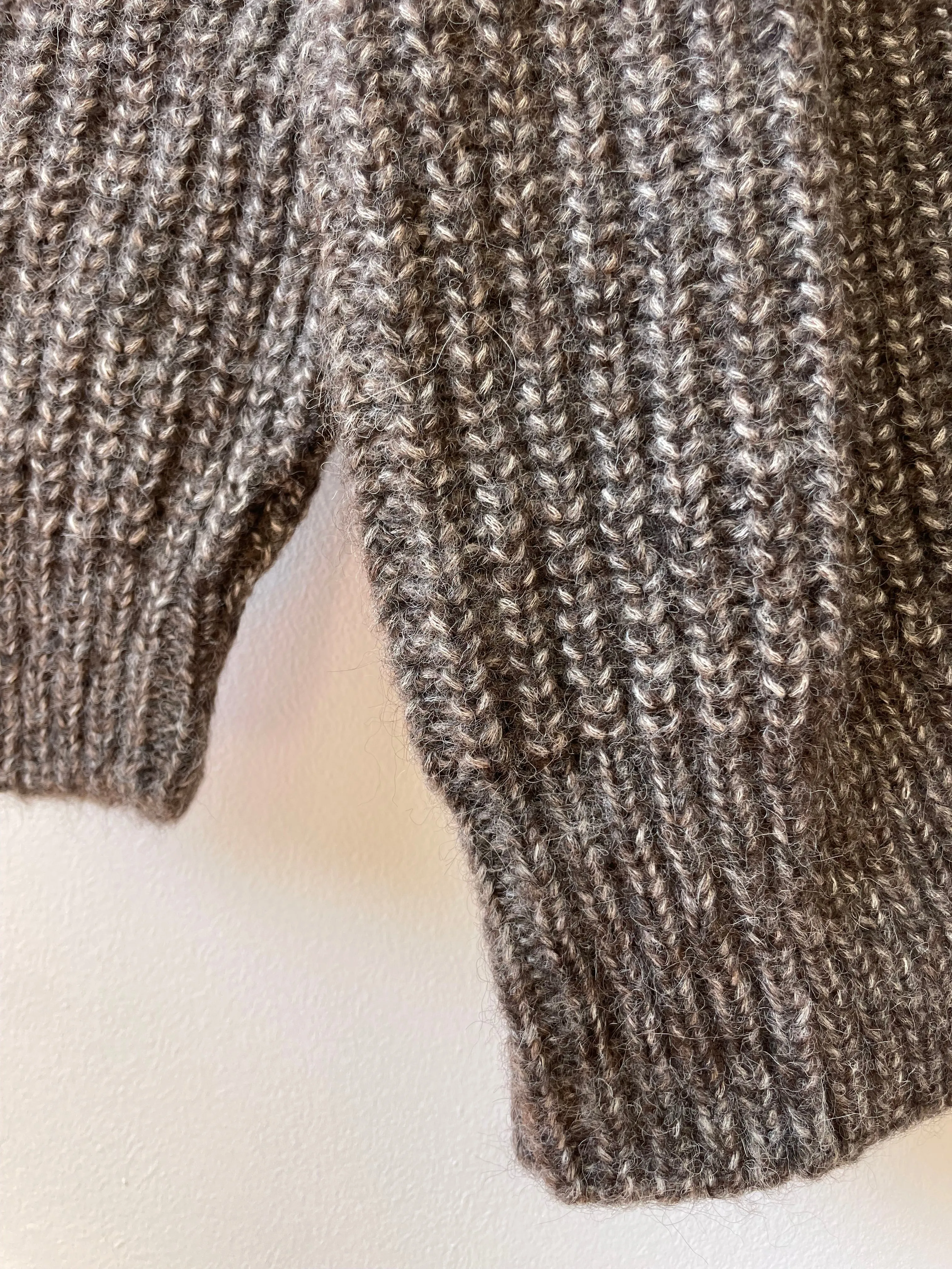 Graphite Gaston Cardigan, Undyed Alpaca