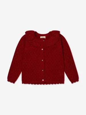 Konges Slojd Girls Merino Wool Cardigan