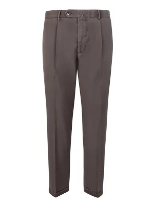 Light brown wool trousers