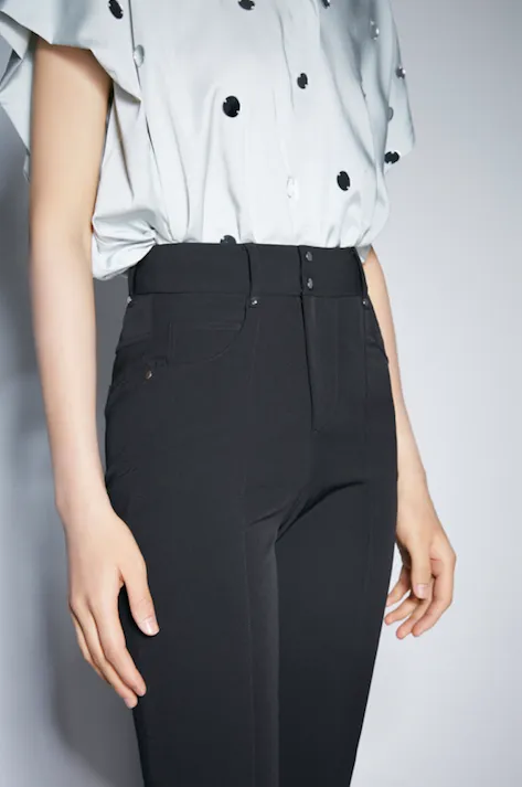 Lily Zip Leg Front Trousers