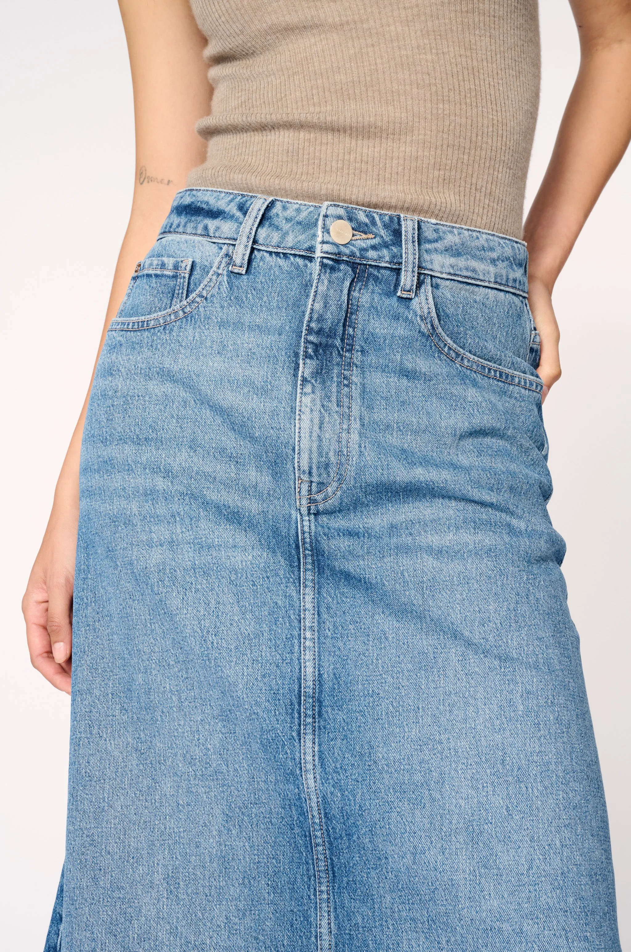 LIN - DENIM SKIRT | WILD WEST