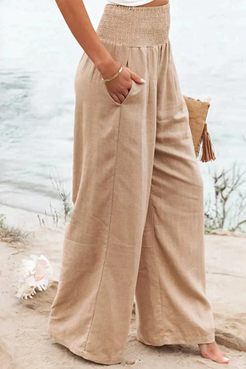 MEGAN | HIGH-WAIST PALAZZO PANTS