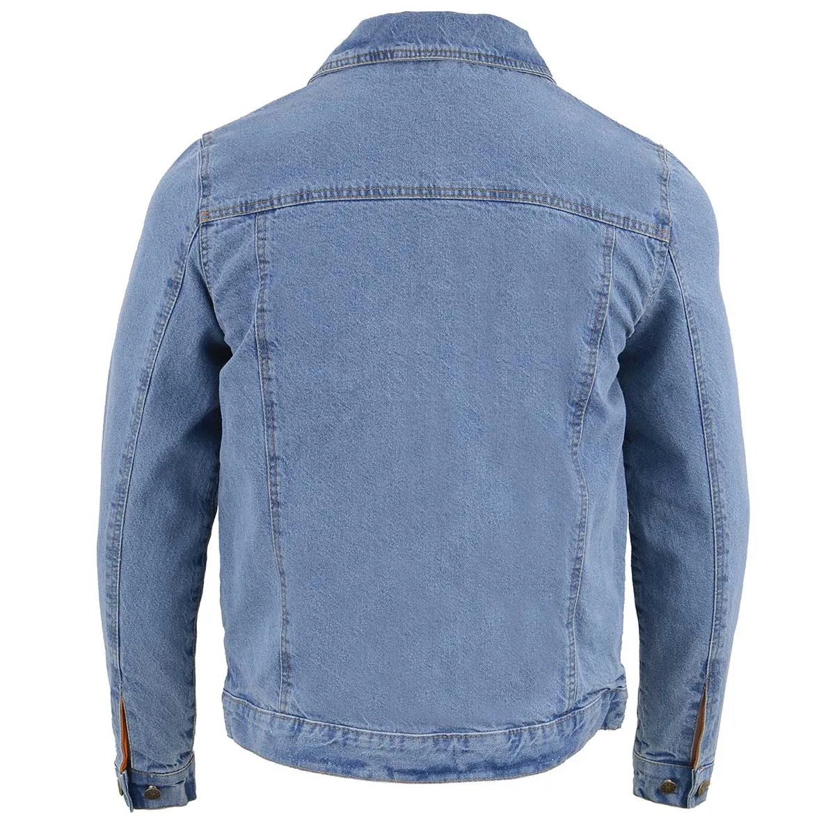 Milwaukee Leather MDM1015 Men's Blue Classic Denim Jean Jacket