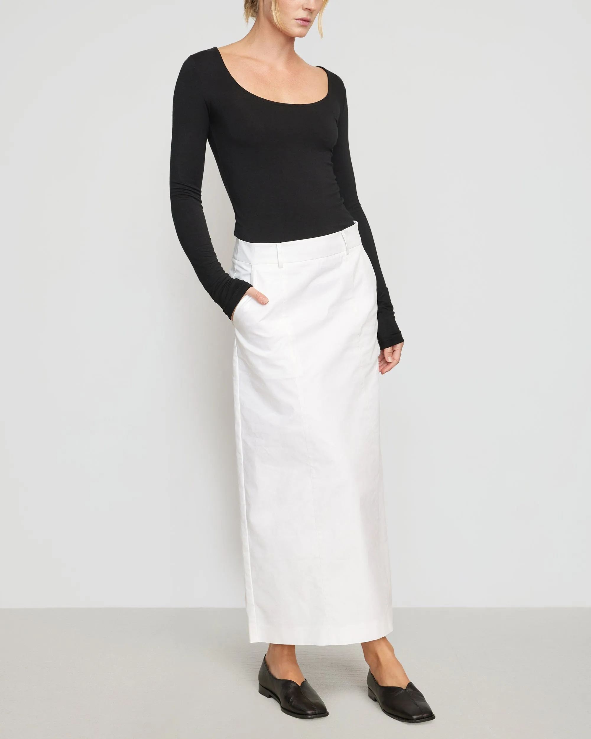 Neve Double Front Seam Skirt