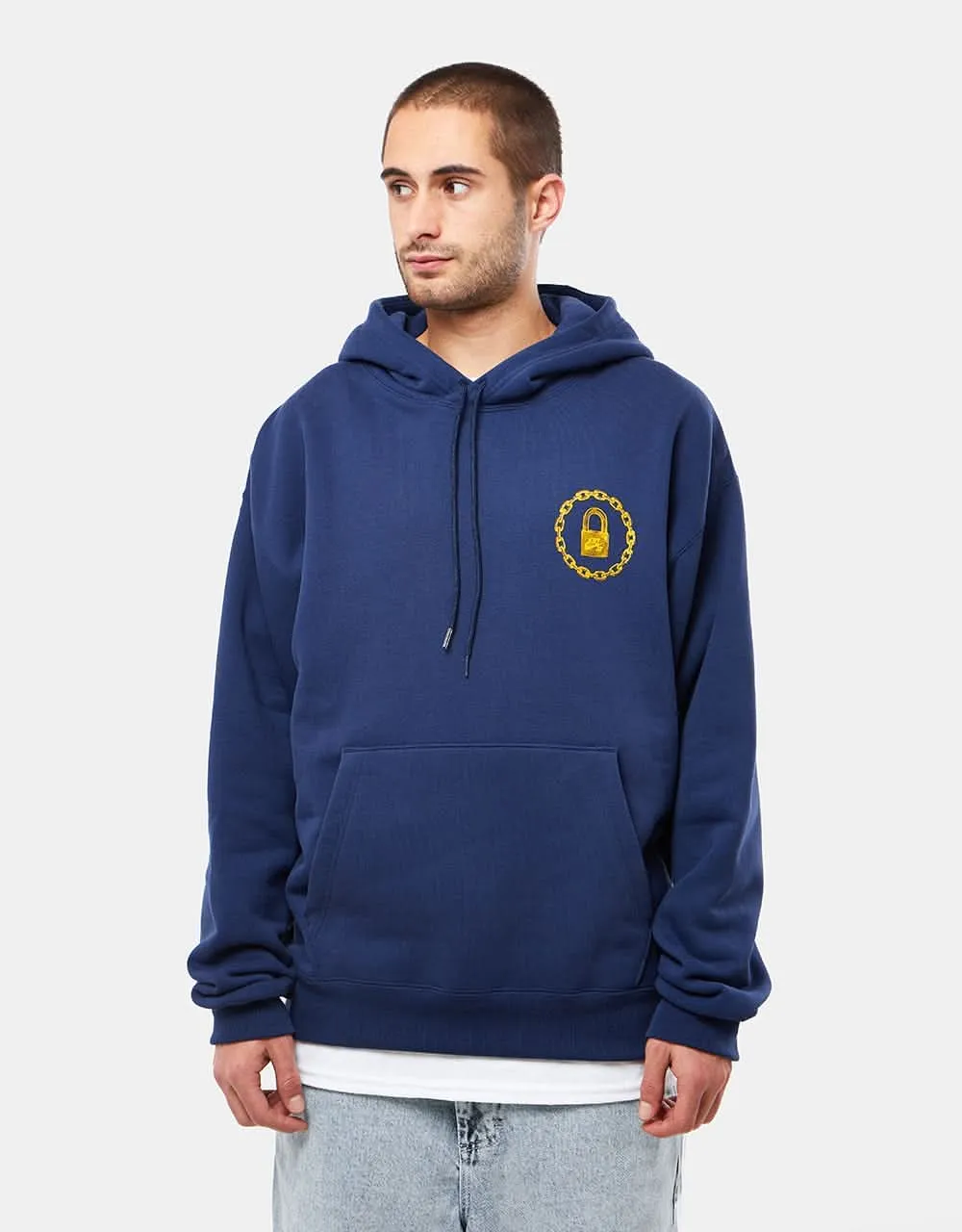 Nike SB On Lock Pullover Hoodie - Midnight Navy