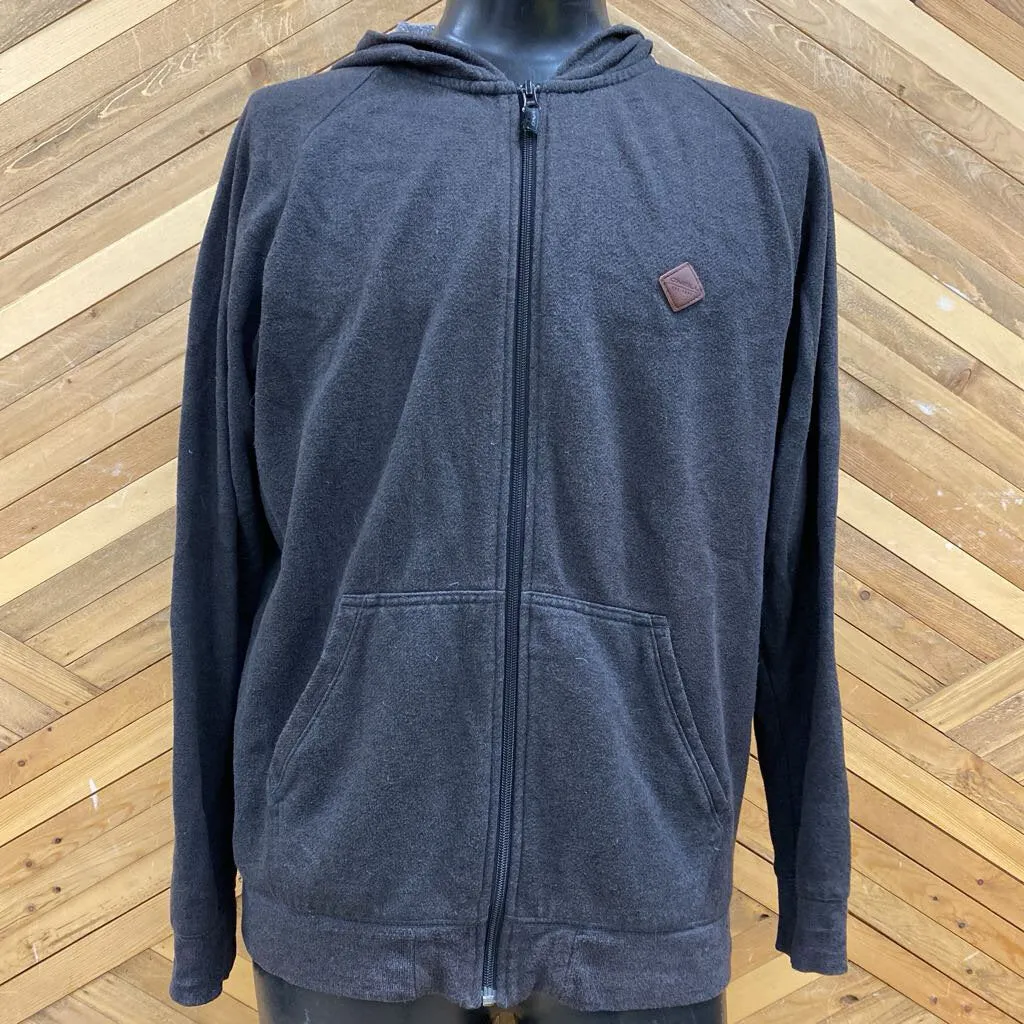 O'Neill- Men's Full Zip Fleece Hoodie - MSRP $110: Black-men-MD