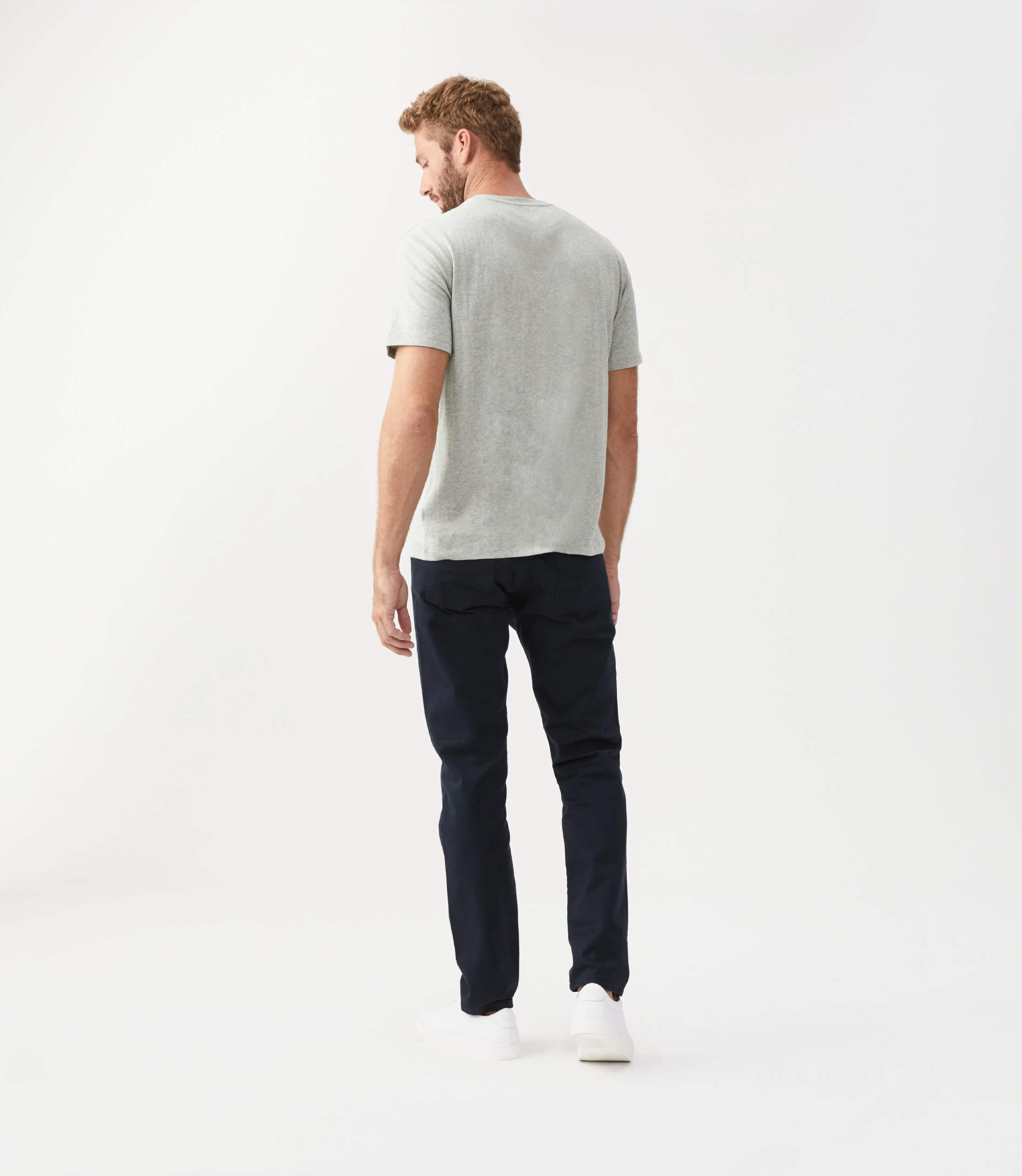 Parson T-Shirt - Grey/Chestnut