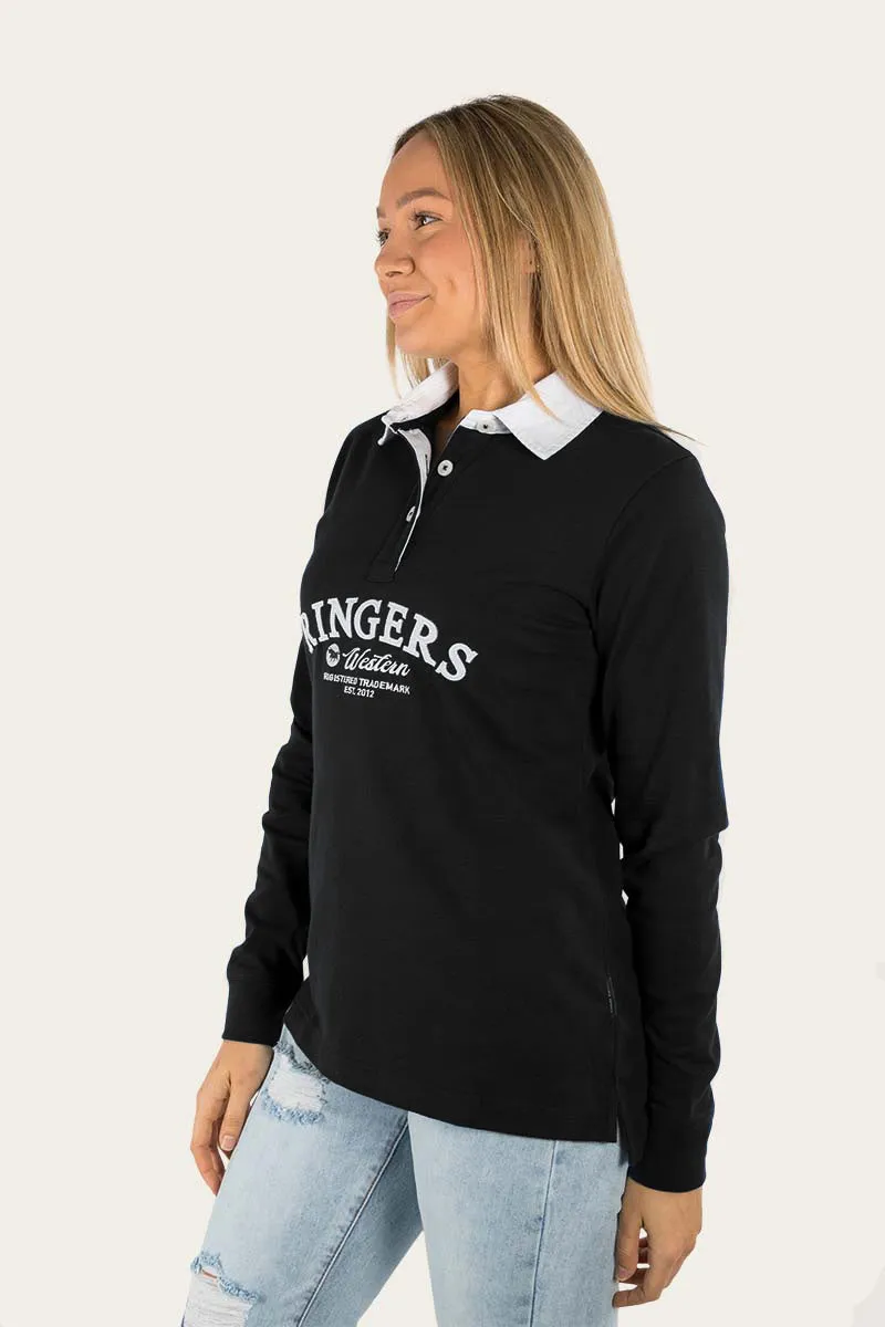 Portland Womens Rugby Jersey - Black