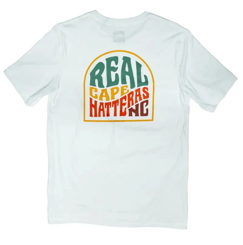 REAL Retro Badge Tee-White