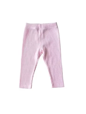 Ribbed Leggings | Pink