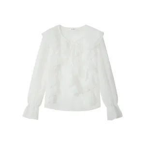 S8805 Ruffled Blouse