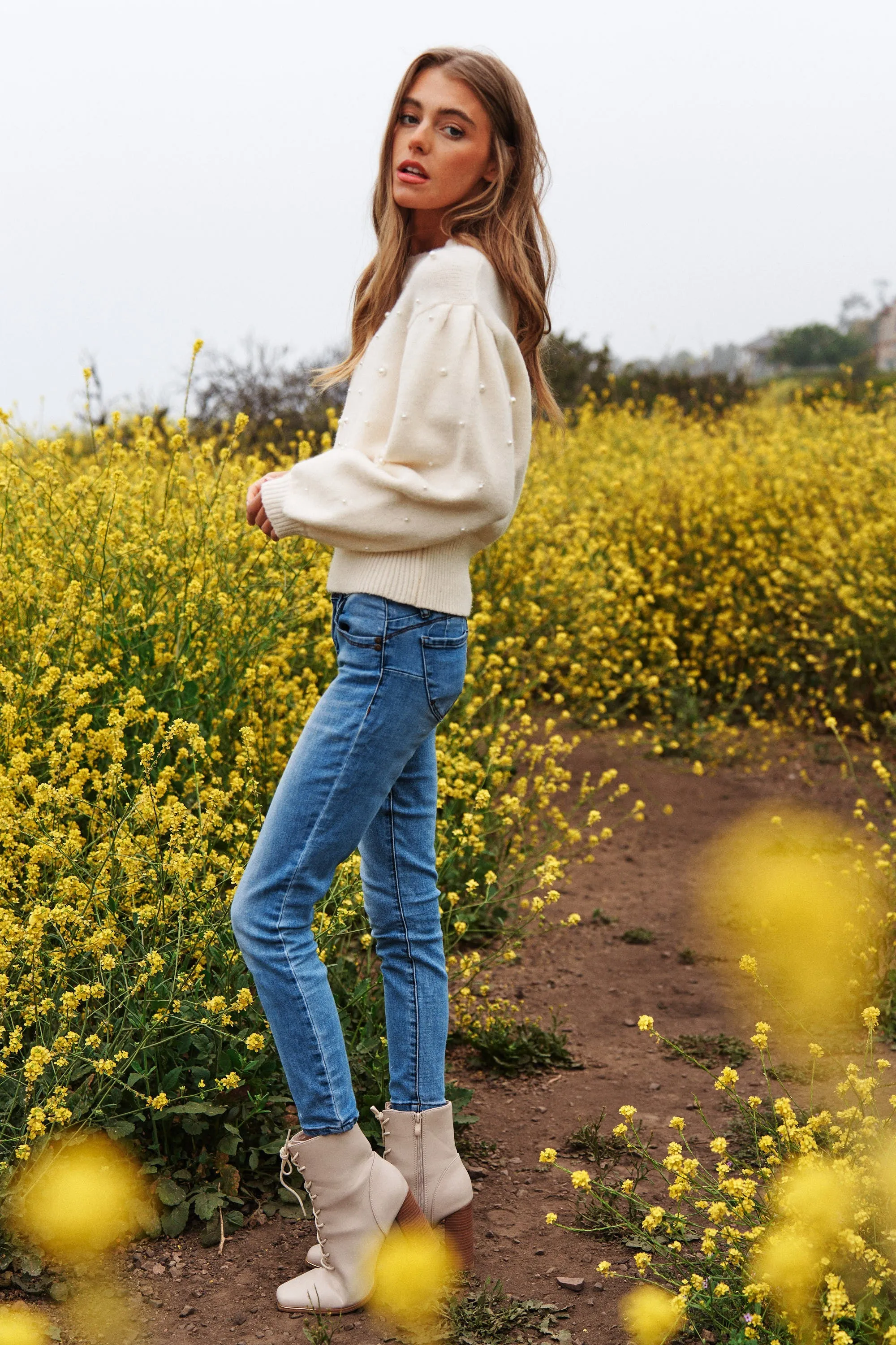 Sweetest Together Pearl Sweater