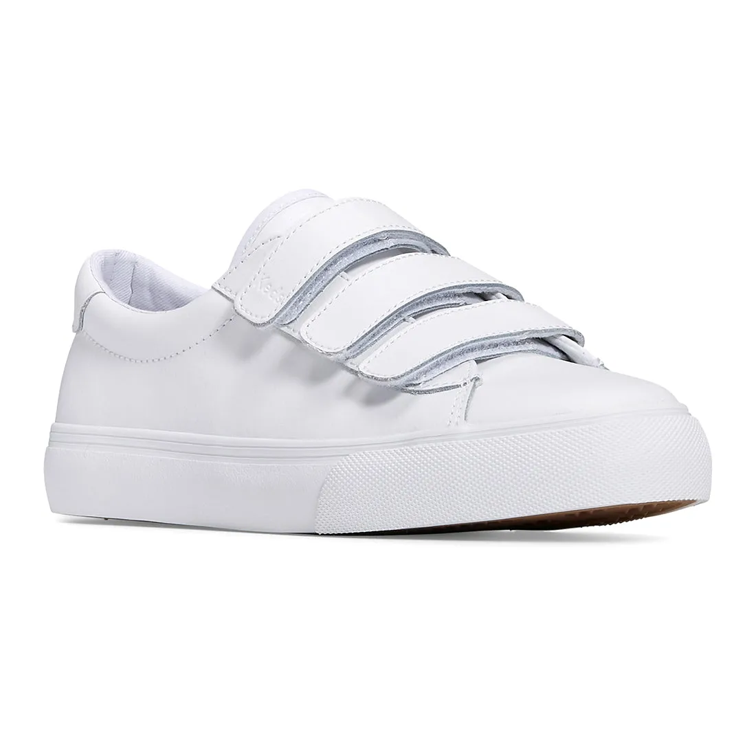 Women's Jump Kick V Leather Sneaker White (WH67865)